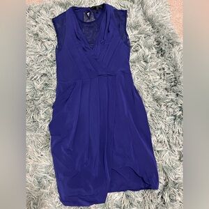 BCBGMaxAzria Royal Blue Midi Dress
